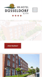 Mobile Screenshot of hk-hotels-duesseldorf.de